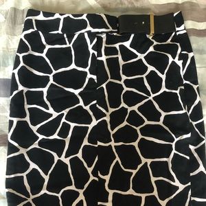 Black and white Michael Kors skirt